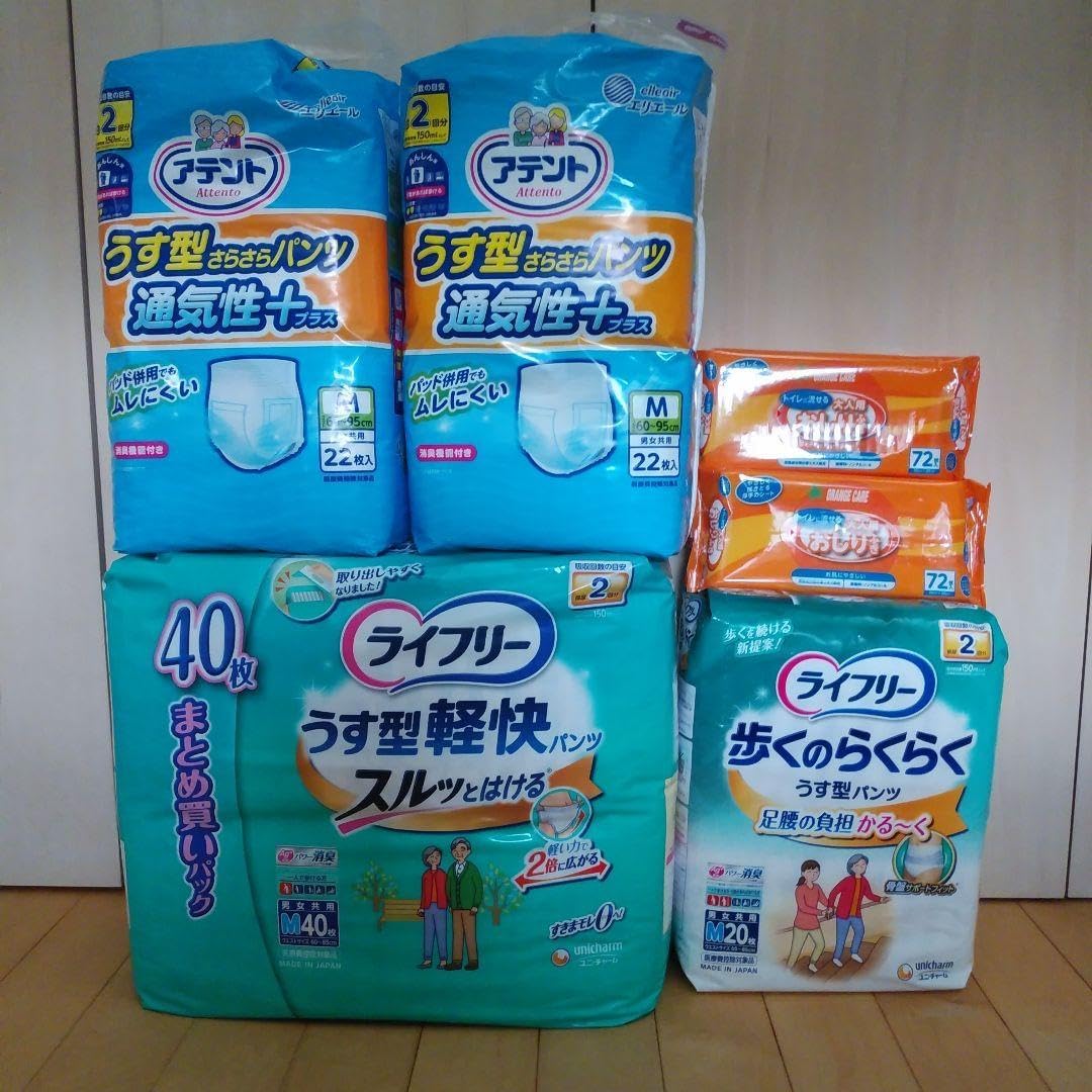 ライフリー アテント うす型 大人用 紙パンツ Ｍサイズ おしりふき Amazon | ライフリー パンツタイプ 長時間あんしんうす型パンツ